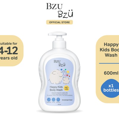 BzuBzu Happy Kids Body Wash Bundle Deal, 600ml | Designed for Sensitive Skin
