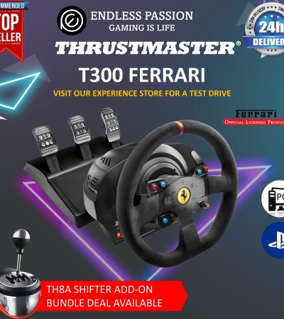Thrustmaster T300法拉利整体RW Alcantara版(PS5、PS4、PC) Thrustmaster T300法拉利整体RW Alcantara版(PS5、PS4、PC)
